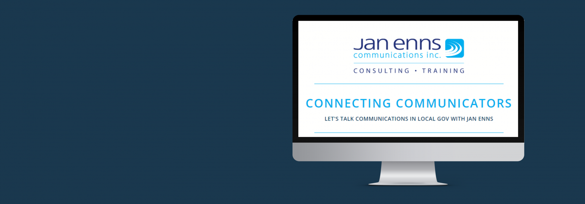 Sign up for Jan's monthly newsletter for local gov communicators